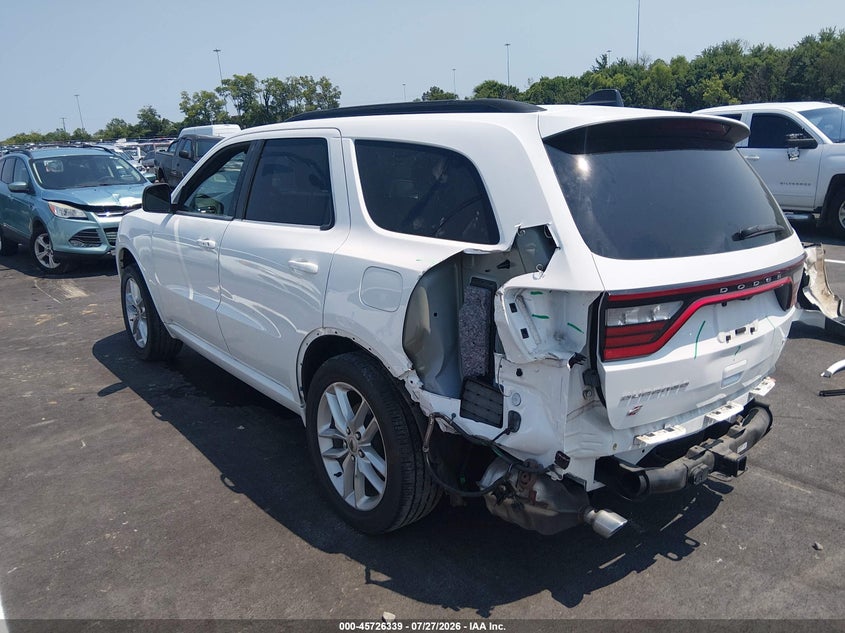 Vin: 1c4rdjdg3pc577039, lot: 46225038, dodge durango gt plus awd 20233