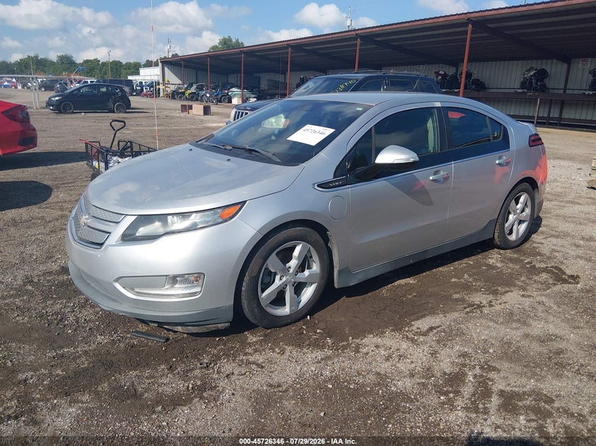 Vin: 1g1rb6e47du103410, lot: 46225045, chevrolet volt 20132