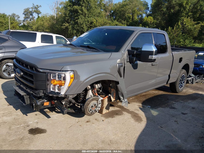Vin: 1ftfx1e89mkd62428, lot: 46225057, ford f-150 lariat 20212