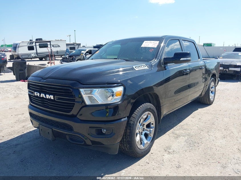 2019 RAM 1500, Rear, IAAI, VIN 1C6RREFT0KN543423 — photo 2