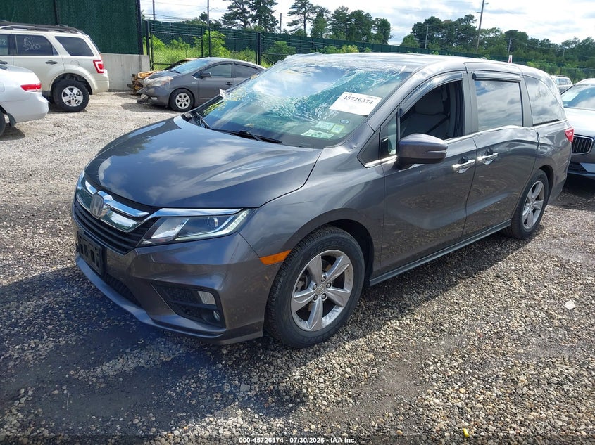 Vin: 5fnrl6h77kb005865, lot: 46225073, honda odyssey ex-l 20192