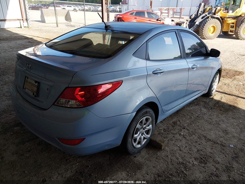 Vin: kmhct4ae9cu179217, lot: 46225076, hyundai accent gls 20124