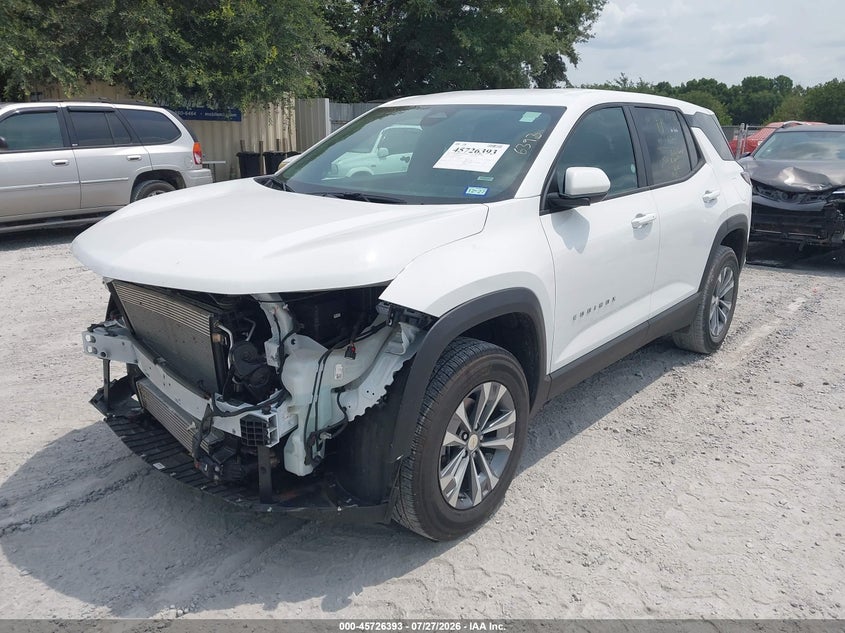 Vin: 3gnaxheg0tl376040, lot: 46225092, chevrolet equinox fwd lt 20262