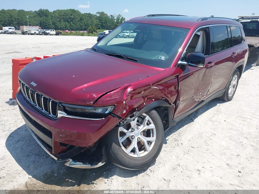Vin: 1c4rjkbg5n8633113, lot: 46225104, jeep grand cherokee l limited 4x4 20222