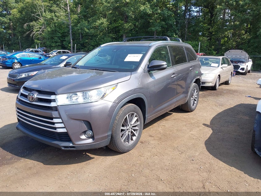Vin: 5tdkzrfh0hs515329, lot: 46225116, toyota highlander xle 20172