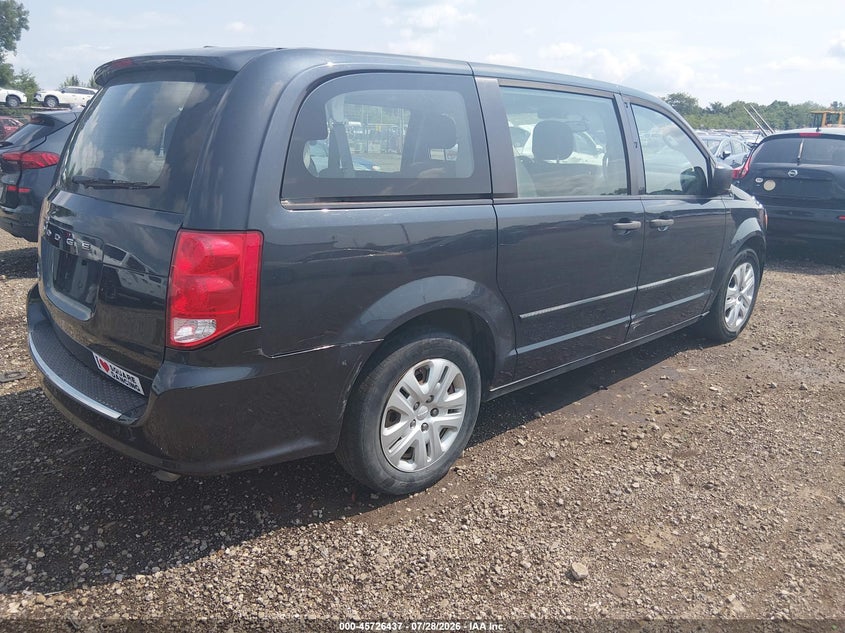 Vin: 2c4rdgbg9er404796, lot: 46225136, dodge grand caravan american value pkg 20144