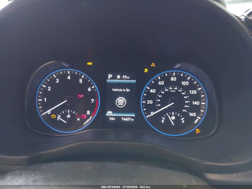 2020 HYUNDAI KONA auction photo 7