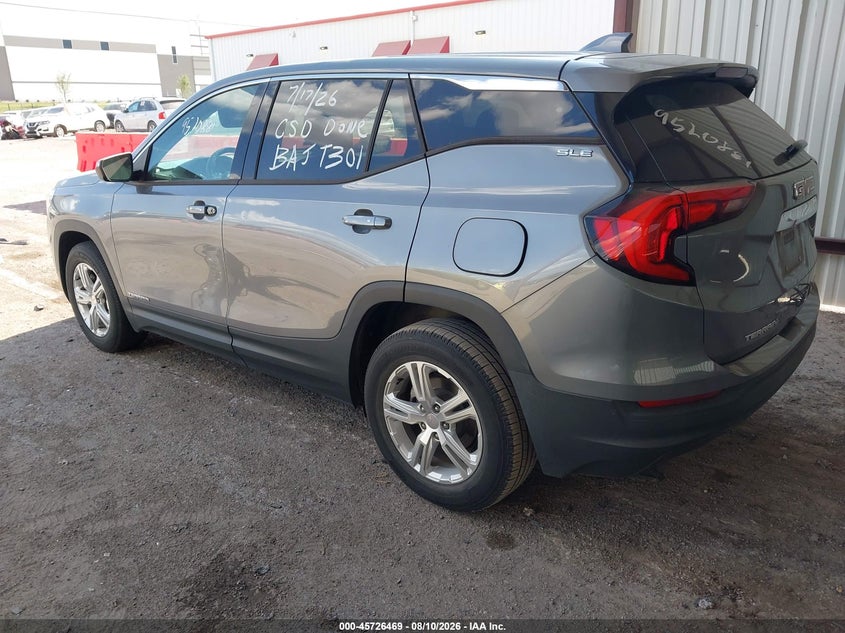 Vin: 3gkalmevxll132833, lot: 46225168, gmc terrain fwd sle 20203