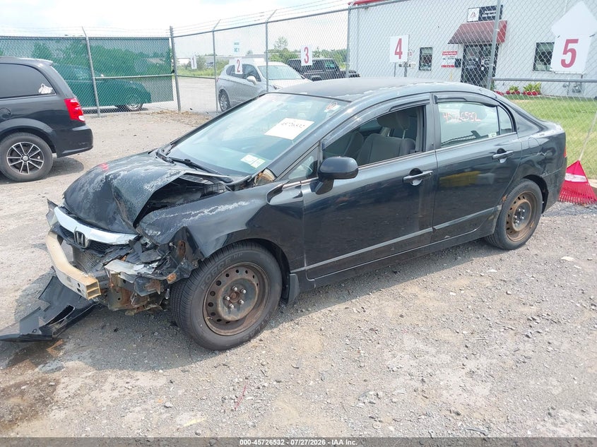 Vin: 2hgfa1f51ah564934, lot: 46225230, honda civic lx 20102