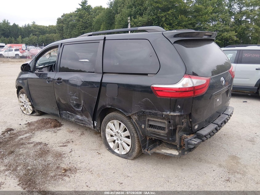 Vin: 5tdjk3dc9fs111270, lot: 46225231, toyota sienna le 7 passenger 20153