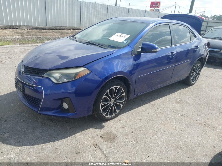 Vin: 5yfburhe6gp523427, lot: 46225233, toyota corolla s plus 20162