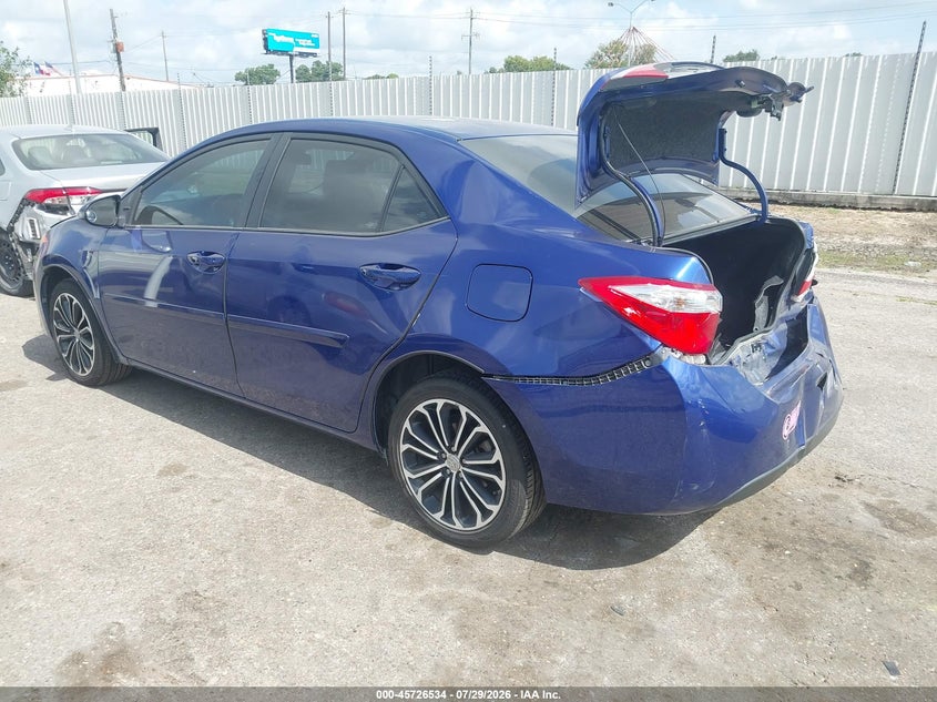 Vin: 5yfburhe6gp523427, lot: 46225233, toyota corolla s plus 20163