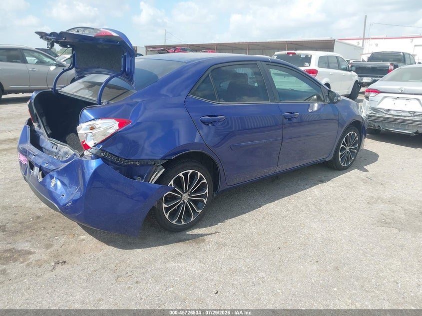 Vin: 5yfburhe6gp523427, lot: 46225233, toyota corolla s plus 20164