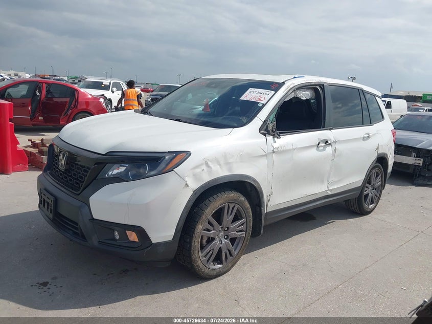 Vin: 5fnyf7h51mb015415, lot: 46225333, honda passport 2wd ex-l 20212