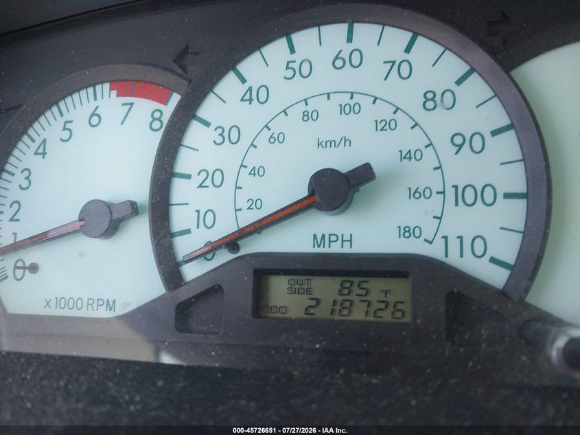 2003 TOYOTA COROLLA auction photo 7