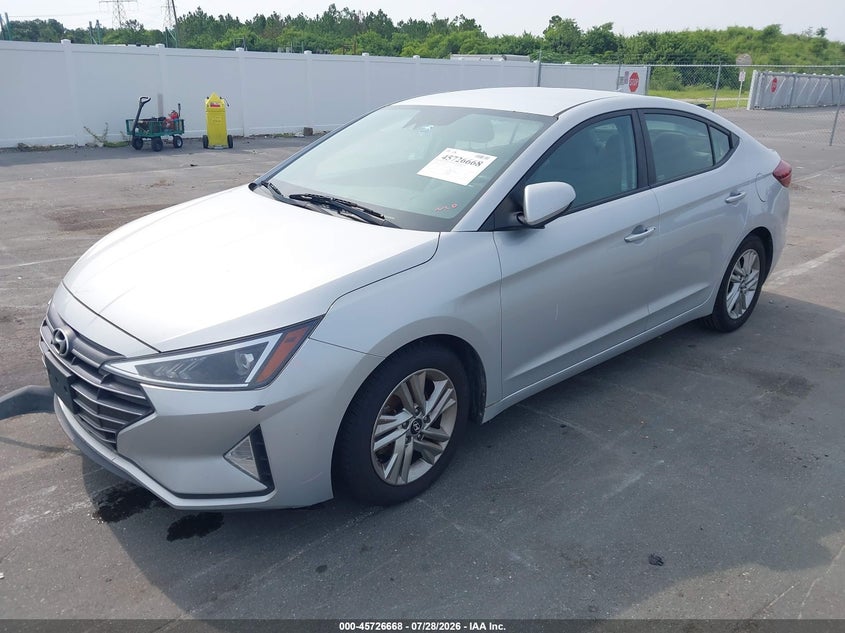 Vin: 5npd84lf4kh458874, lot: 46225367, hyundai elantra sel 20192