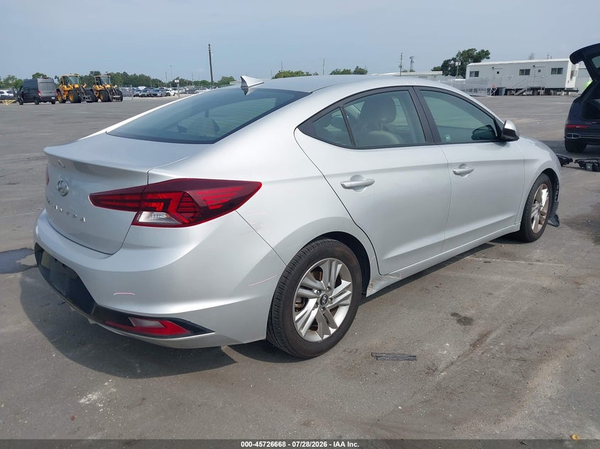 Vin: 5npd84lf4kh458874, lot: 46225367, hyundai elantra sel 20194
