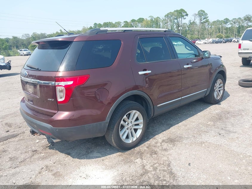 Vin: 1fmhk8d84cga81331, lot: 46225380, ford explorer xlt 20124