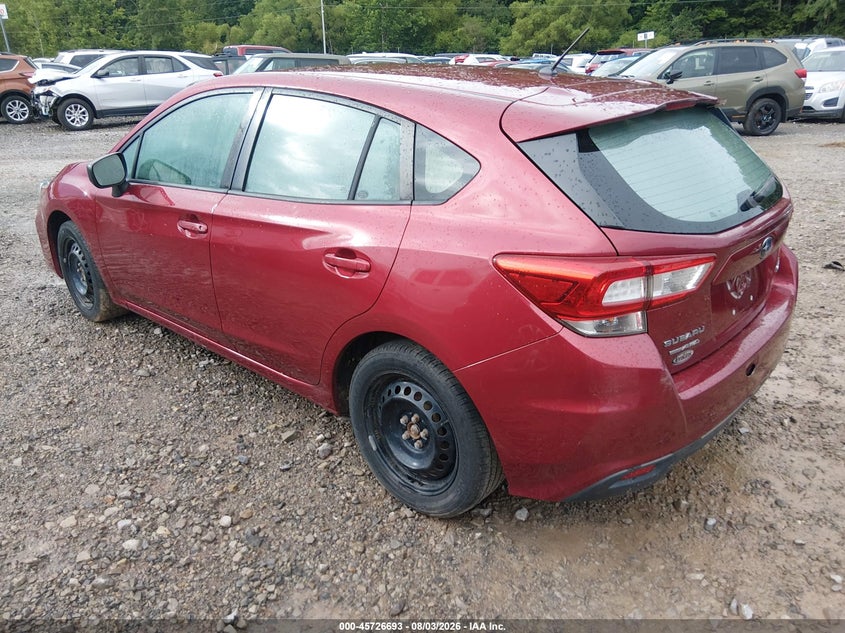 Vin: 4s3gtaa66j3701740, lot: 46225392, subaru impreza 2.0i 20183