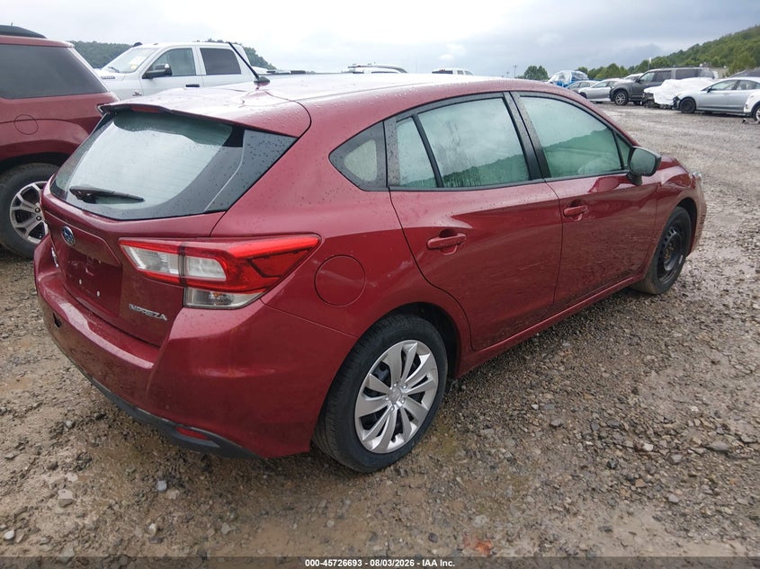 Vin: 4s3gtaa66j3701740, lot: 46225392, subaru impreza 2.0i 20184
