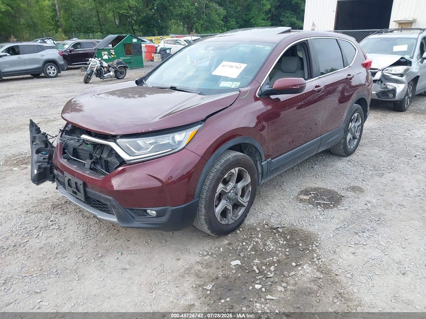 Vin: 2hkrw2h88kh675984, lot: 46225441, honda cr-v ex-l 20192