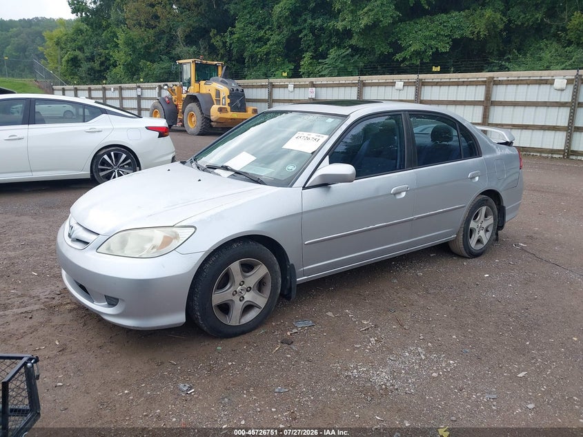 2004 Honda Civic, Удар ззаду, IAAI, VIN 2HGES26794H642588 — фото 2