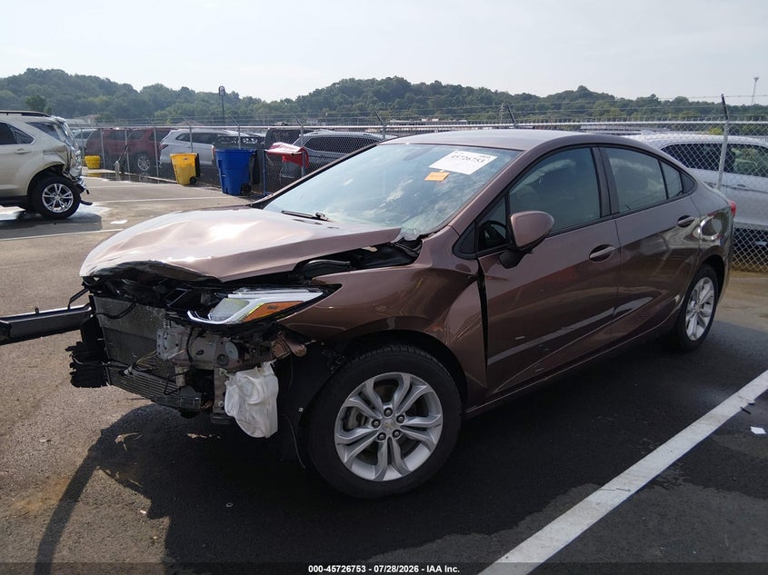 Vin: 1g1bc5sm2k7129793, lot: 46225452, chevrolet cruze ls 20192