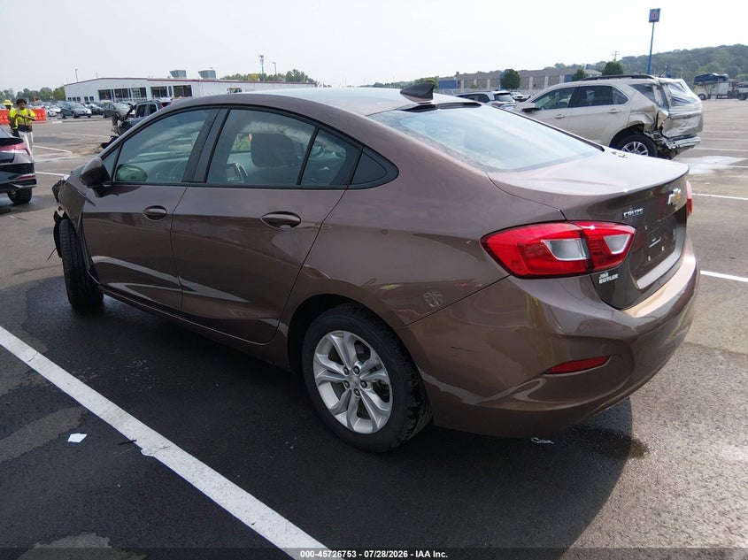 Vin: 1g1bc5sm2k7129793, lot: 46225452, chevrolet cruze ls 20193