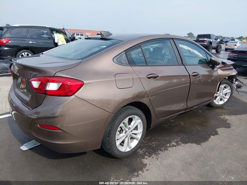 Vin: 1g1bc5sm2k7129793, lot: 46225452, chevrolet cruze ls 20194