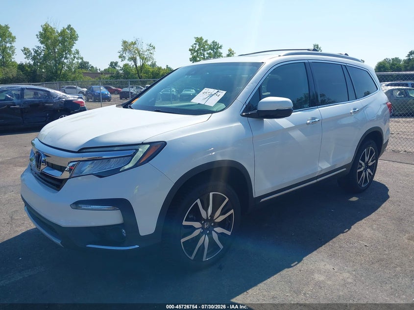 Vin: 5fnyf6h60nb077909, lot: 46225453, honda pilot awd touring 7 passenger 20222