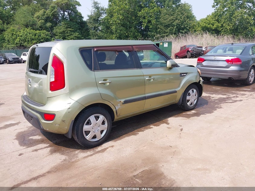 Vin: kndjt2a50c7473622, lot: 46225468, kia soul 20124