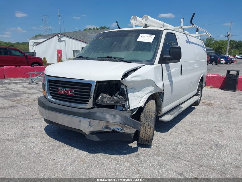 Vin: 1gtw7af73m1223214, lot: 46225473, gmc savana cargo rwd 2500 regular wheelbase work van 20212
