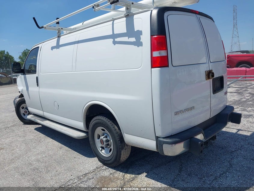 Vin: 1gtw7af73m1223214, lot: 46225473, gmc savana cargo rwd 2500 regular wheelbase work van 20213