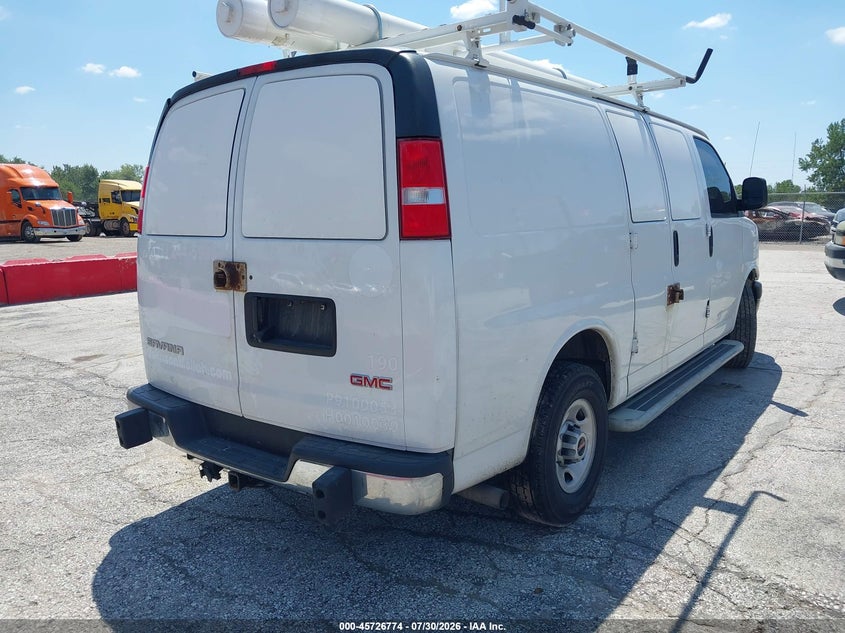 Vin: 1gtw7af73m1223214, lot: 46225473, gmc savana cargo rwd 2500 regular wheelbase work van 20214