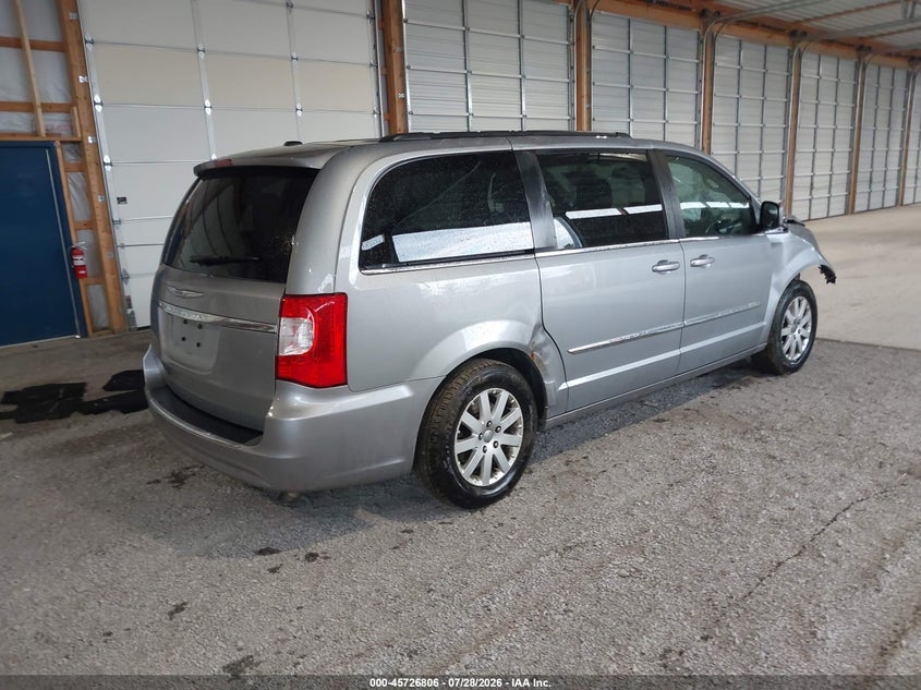 Vin: 2c4rc1bg0er437881, lot: 46225505, chrysler town & country touring 20144