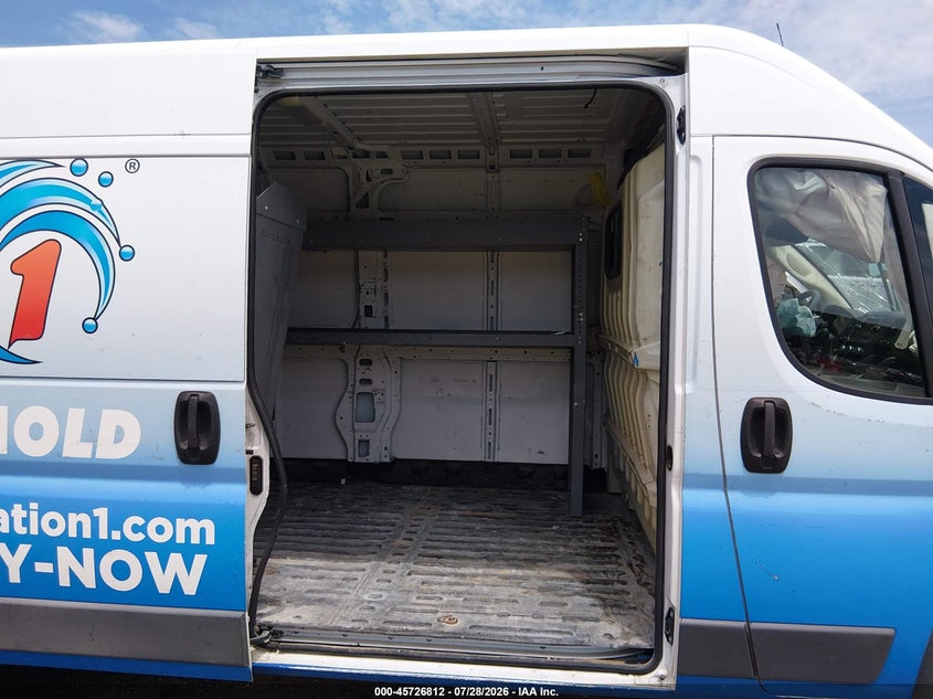 RAM PROMASTER 2500 2018 VIN 3C6TRVDG0JE118931