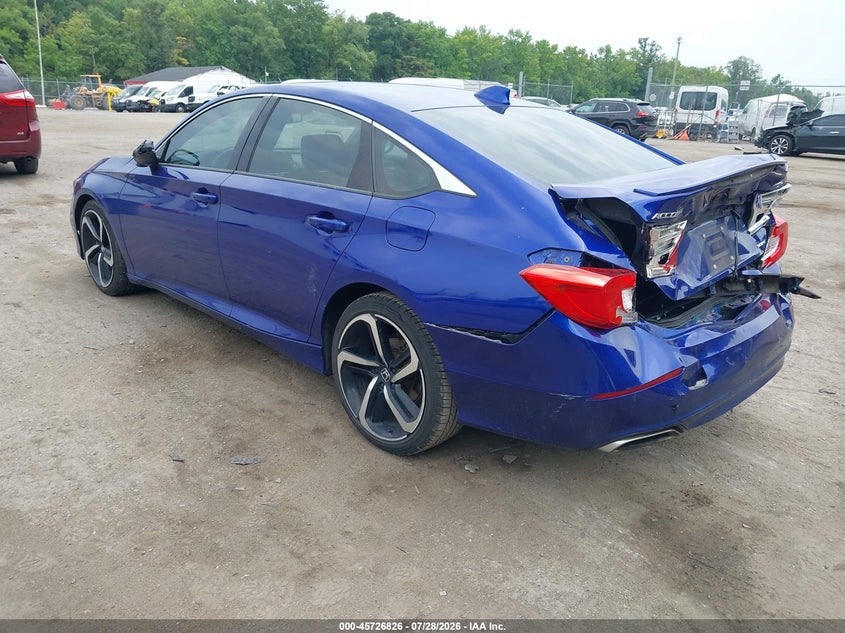 Vin: 1hgcv1f30ka140246, lot: 46225525, honda accord sport 20193