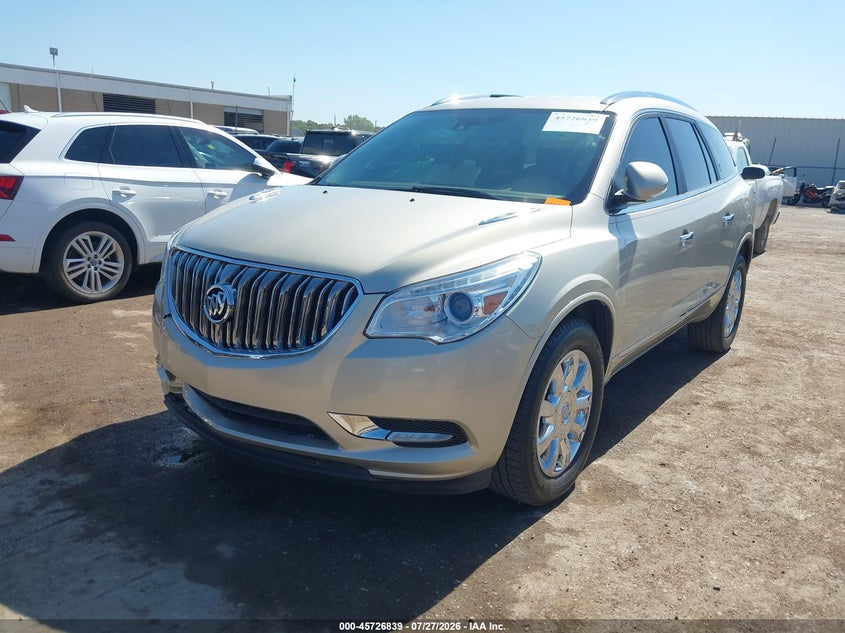 Vin: 5gakrckd0fj278465, lot: 46225538, buick enclave premium 20152