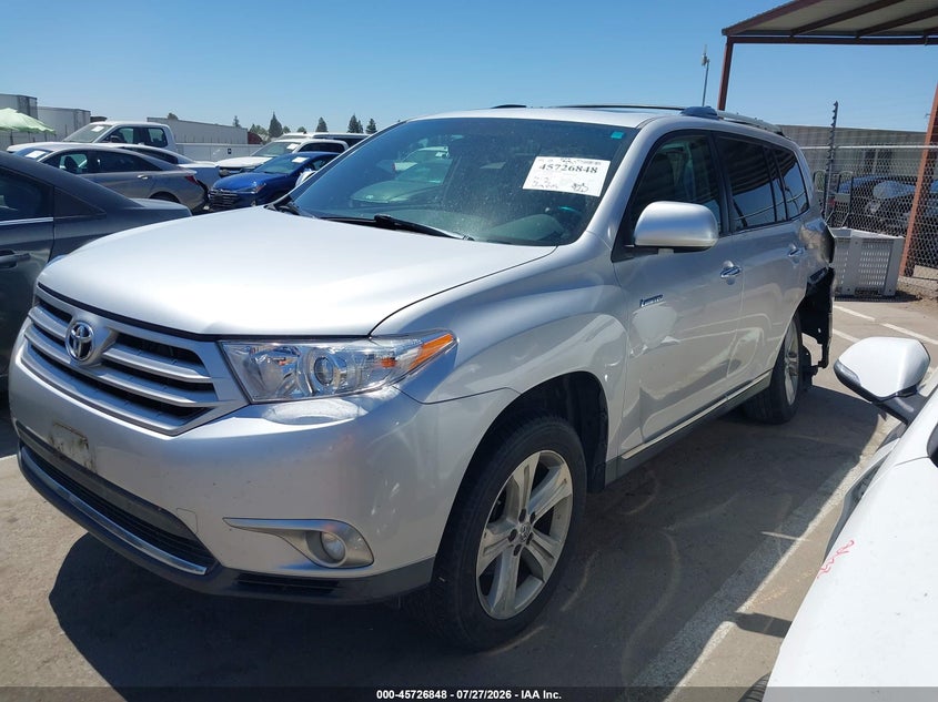 Vin: 5tdyk3eh3cs077914, lot: 46225547, toyota highlander limited v6 20122