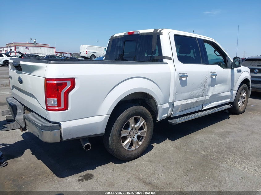 Vin: 1ftew1cg9gkf85601, lot: 46225569, ford f-150 xlt 20164
