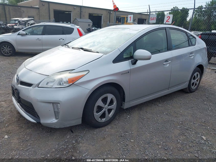 Vin: jtdkn3duxd5546418, lot: 46225583, toyota prius two 20132
