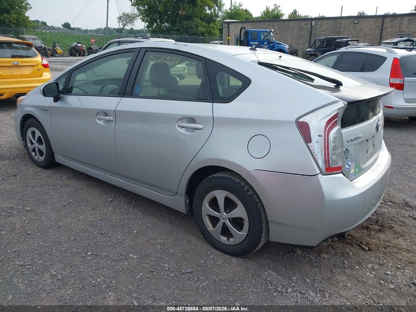 Vin: jtdkn3duxd5546418, lot: 46225583, toyota prius two 20133