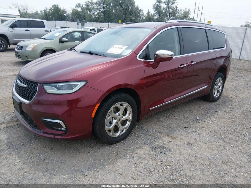 Vin: 2c4rc3gg1mr545249, lot: 46225587, chrysler pacifica limited awd 20212