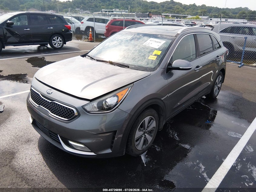 Vin: kndcc3lc3h5090285, lot: 46225597, kia niro ex 20172