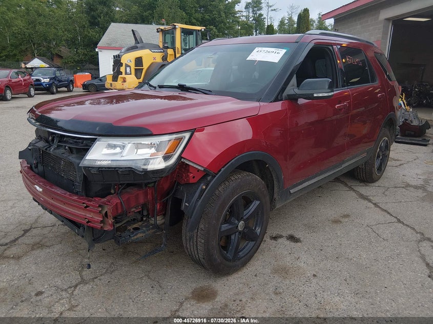 Vin: 1fm5k8dh7hga30609, lot: 46225615, ford explorer xlt 20172