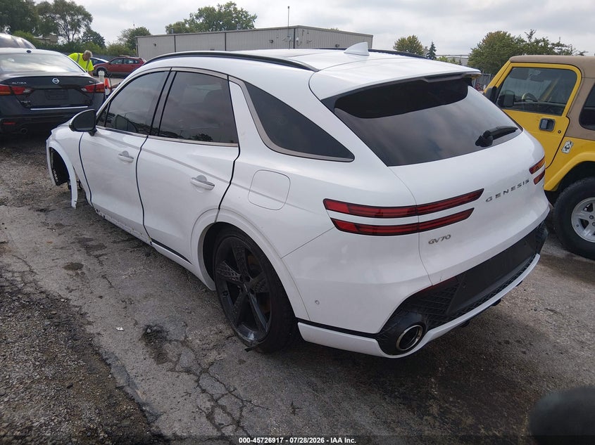 Vin: kmumadtb7nu048465, lot: 46225617, genesis gv70 2.5t awd 20223