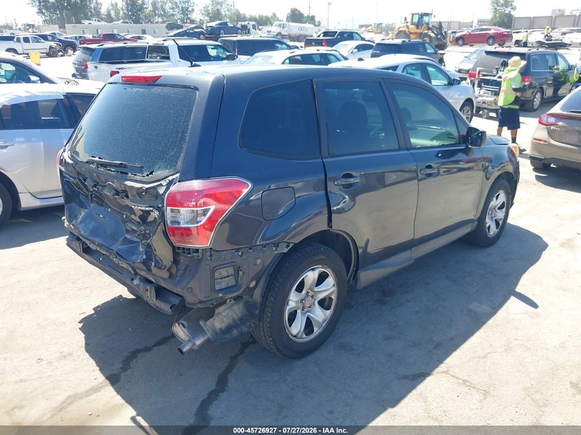 Vin: jf2sjaac9eh447358, lot: 46225626, subaru forester 2.5i 20144