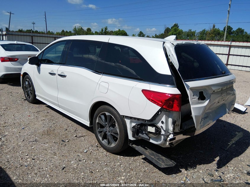 Vin: 5fnrl6h96rb055216, lot: 46225627, honda odyssey elite 20243