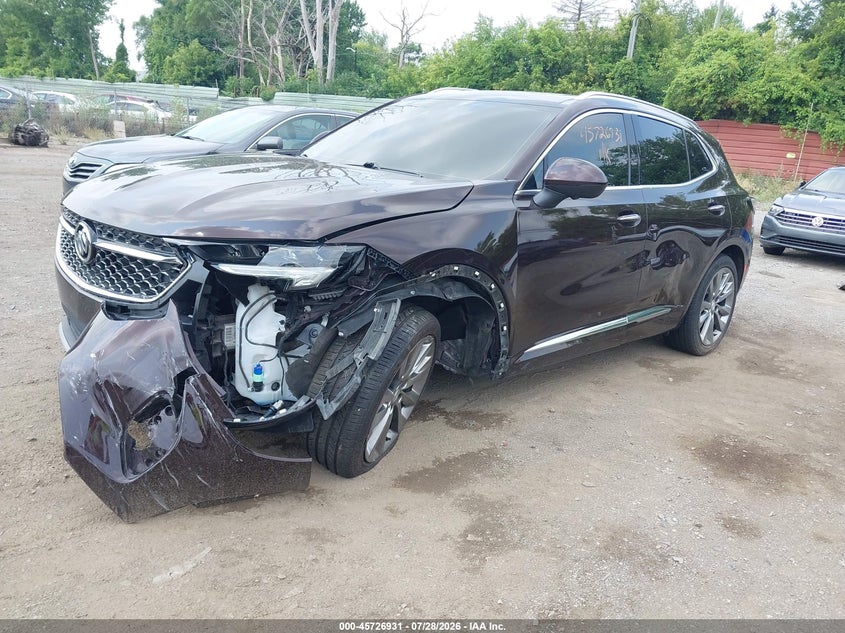 Vin: lrbfzsr47md134311, lot: 46225630, buick envision awd avenir 20212
