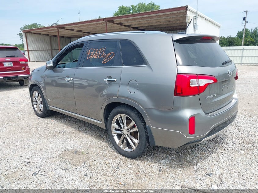 Vin: 5xykwda77fg614525, lot: 46225635, kia sorento limited v6 20153